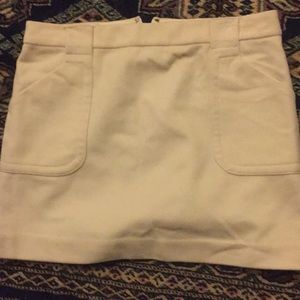 Jcrew cream wool/cashmere skirt-6